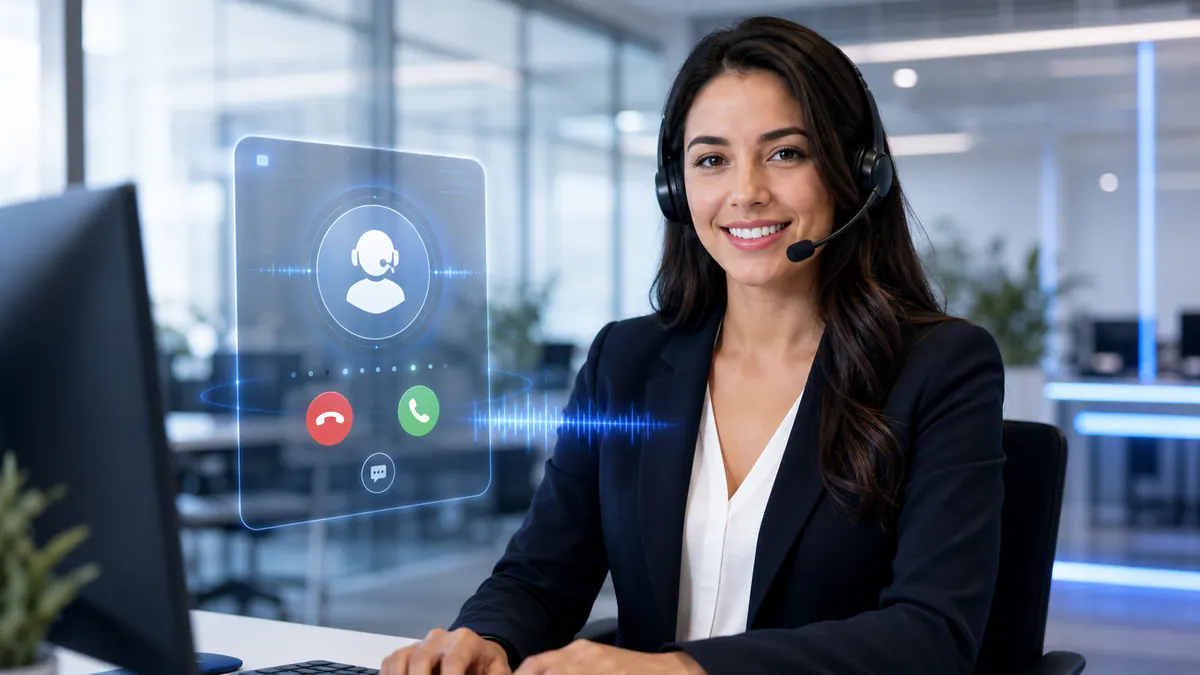 Concept illustration for AI Receptionist