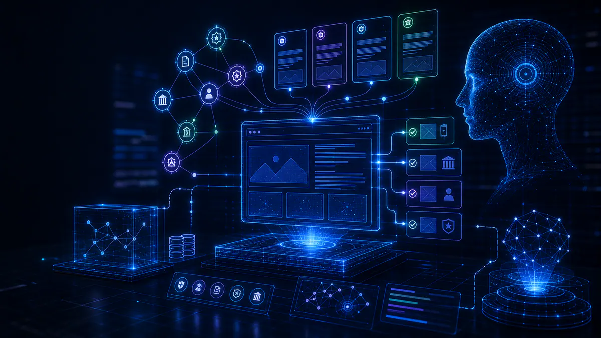 AI-generated Is your site AI-readable? knowledge visual