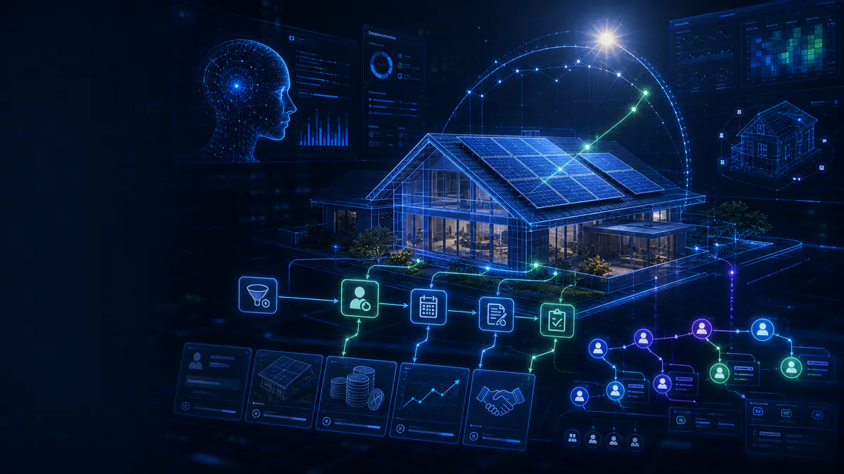 Concept illustration for Solar Growth OS